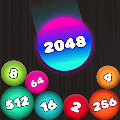 2048 Puzzle: Connect the Balls - Free Unblocked Game