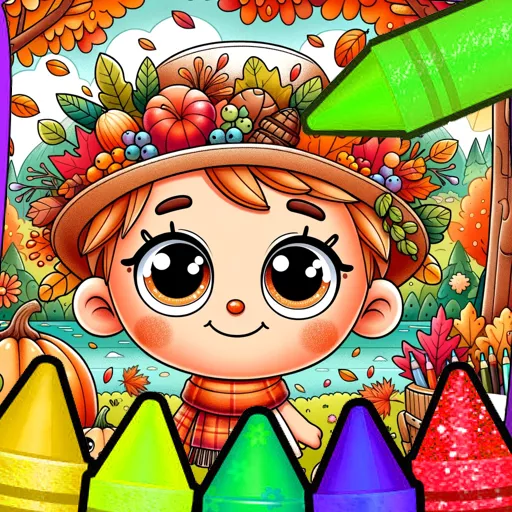 Autumn Coloring Seasons Pages - Free Unblocked Game