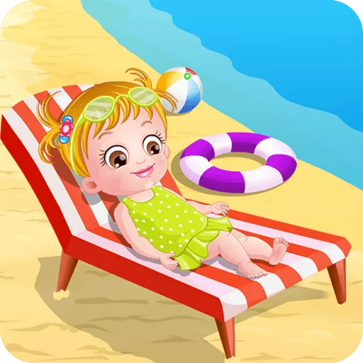 Baby Hazel At Beach - Free Unblocked Game