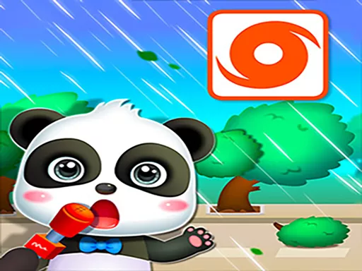 Baby Panda Hurricane Safety - Free Unblocked Game