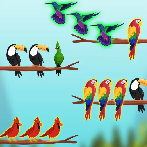 Bird Sort Challenges - Free Unblocked Game