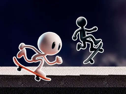 Black and White Stickman - Free Unblocked Game