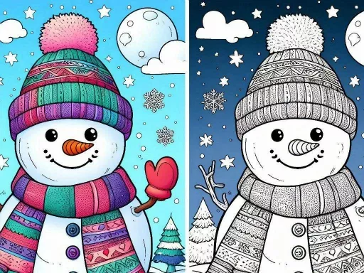 BTS Winter Coloring - Free Unblocked Game