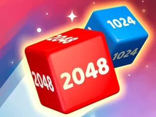 Chain Cube 2048: 3D Merge Game - Free Unblocked Game