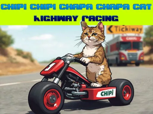 Chipi Chipi Chapa Chapa Cat Highway Racing - Free Unblocked Game