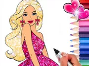 Coloring Book: Barbie - Free Unblocked Game