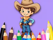 Coloring Book: Cowboy - Free Unblocked Game