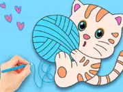Coloring Book: Cute Cat - Free Unblocked Game