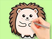 Coloring Book: Cute Hedgehog - Free Unblocked Game