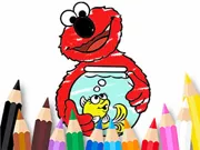 Coloring Book: Elmo New Friend - Free Unblocked Game