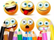Coloring Book: Funny Emoji - Free Unblocked Game