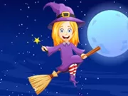 Coloring Book: Halloween Girl - Free Unblocked Game