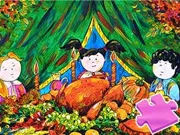 Coloring Book: Happy Thanksgiving - Free Unblocked Game