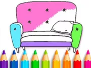 Coloring Book: House Decoration - Free Unblocked Game