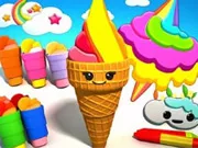 Coloring Book: Ice Cream - Free Unblocked Game