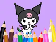 Coloring Book: Kuromi Carries Bag - Free Unblocked Game