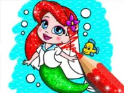 Coloring Book: Mermaid - Free Unblocked Game