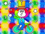 Coloring Book: Monkey Rides Unicycle - Free Unblocked Game