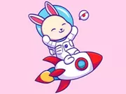 Coloring Book: Rabbit Astronaut - Free Unblocked Game