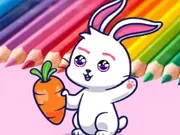 Coloring Book: Rabbit Pull Up Carrot - Free Unblocked Game