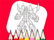 Coloring Book: Robot And Car - Free Unblocked Game