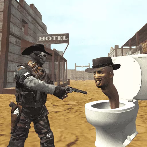 Cowboy vs Skibidi Toilets - Free Unblocked Game