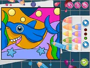 Cute Coloring Kids - Free Unblocked Game
