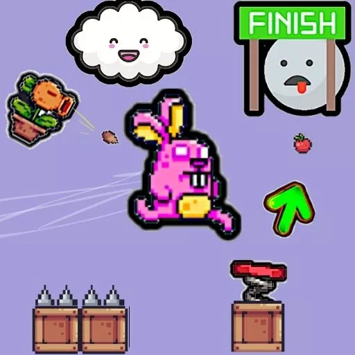 Cute Rabbit's Challenging Adventure - Free Unblocked Game