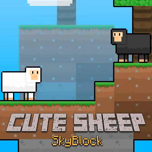 Cute Sheep SkyBlock - Free Unblocked Game