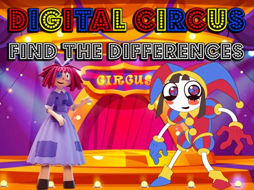 Digital Circus Find The Differences - Free Unblocked Game