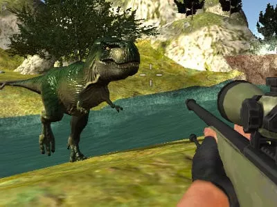 Dino Hunting - Free Unblocked Game