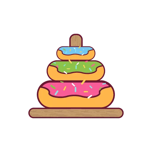 Donuts of Hanoi - Free Unblocked Game