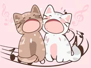 Duet Cats: Cute Cat Music New Year - Free Unblocked Game