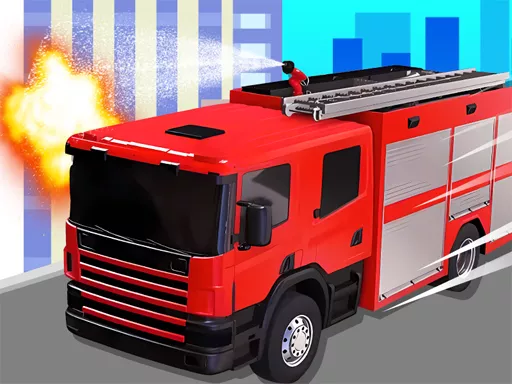 Fire Truck Rescue Driving - Free Unblocked Game