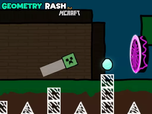 Geometry Rash But MCraft - Free Unblocked Game