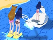 Girl Surfer 3D - Free Unblocked Game