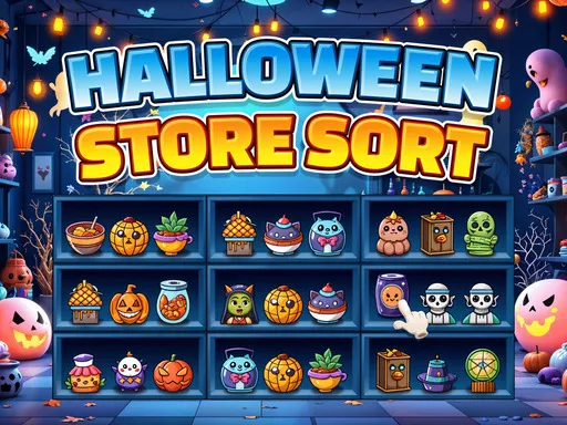 Halloween Store Sort - Free Unblocked Game
