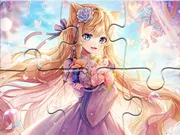 Jigsaw Puzzle: Cat-girl - Free Unblocked Game