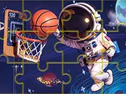 Jigsaw Puzzle: Space Basketball - Free Unblocked Game