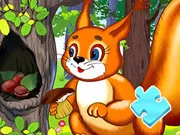 Jigsaw Puzzle: Squirrel Hide Food - Free Unblocked Game