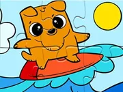 Jigsaw Puzzle: Surfing In The Sea - Free Unblocked Game