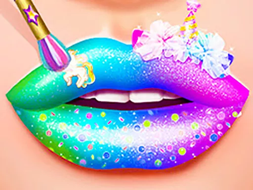Lip Art Lipstick Makeup - Free Unblocked Game