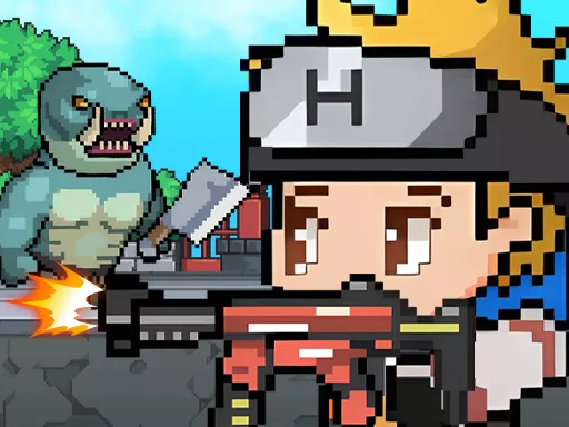 Mecha Shoot Pixel Rpg - Free Unblocked Game