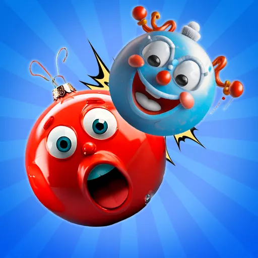 Merge Balls New Years Toys in 3D! - Free Unblocked Game