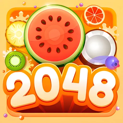 Merge Balls Shooter 2048 Connect Fruits - Free Unblocked Game