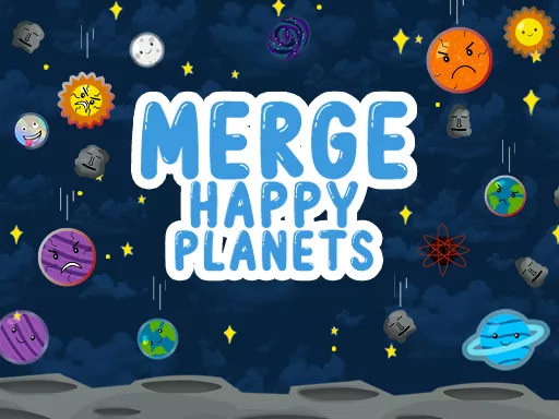 Merge Happy Planets! - Free Unblocked Game