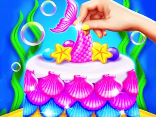 Mermaid Glitter Cake Maker - Free Unblocked Game