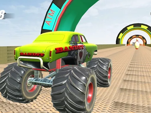 Monster Truck Extreme Stunts - Free Unblocked Game