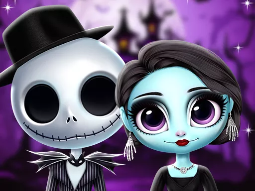 Nightmare Couple Halloween Party - Free Unblocked Game