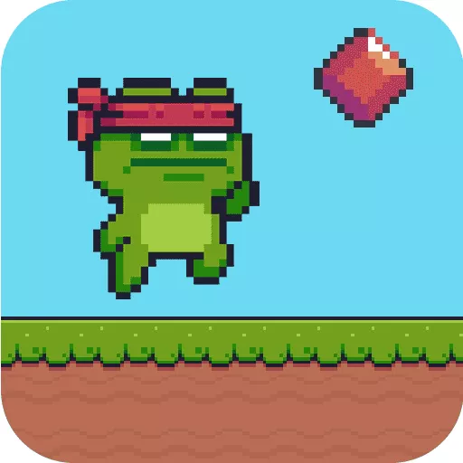Ninja Frog Adventure - Free Unblocked Game
